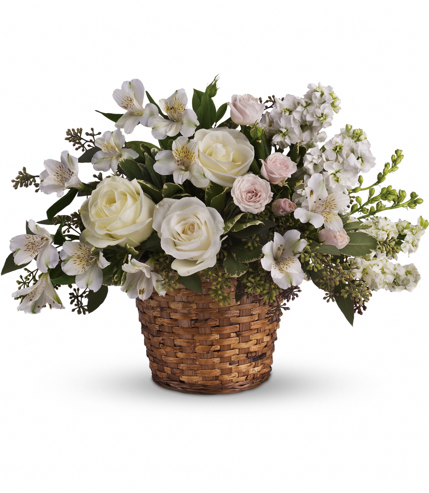Gentle Blossoms Basket (T232-1A)